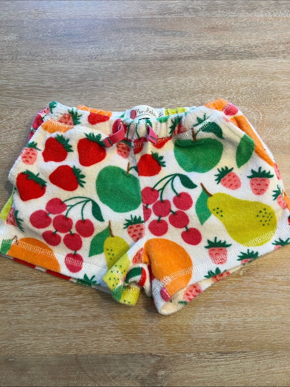 mini Boden girls 4T Terry shorts EUC